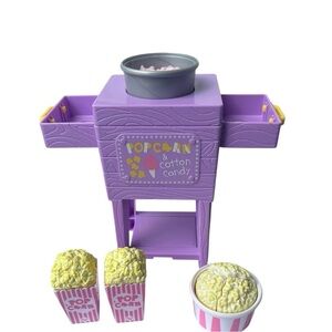 American Girl Doll Wellie Wishers Popcorn And Cotton Candy Cart  INCOMPLETE